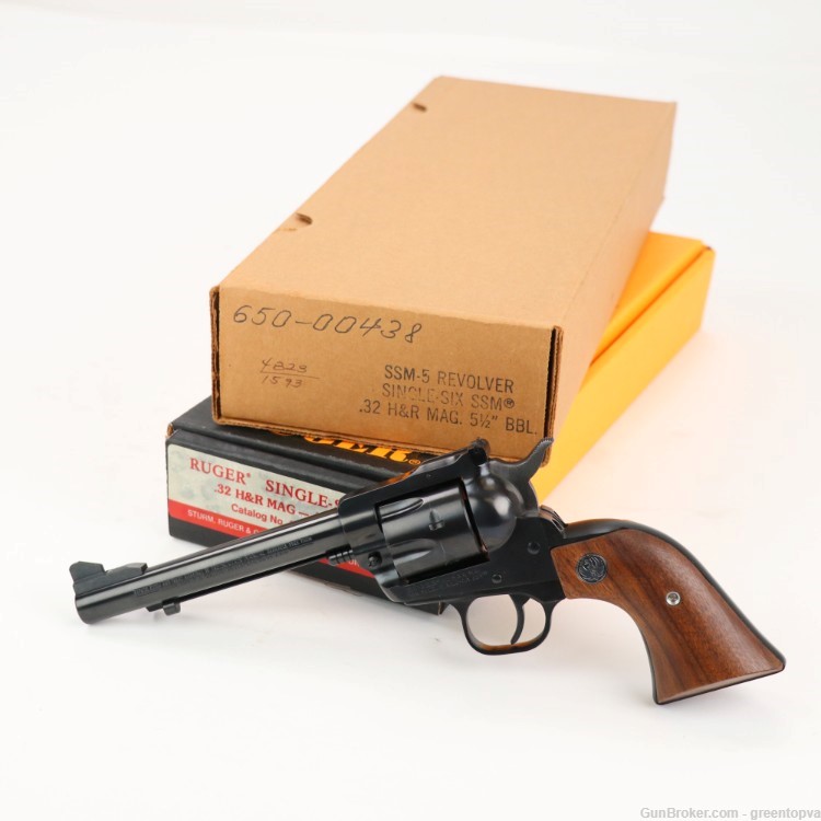 Ruger Single-Six SSM 32 H&R Magnum 5.5" 1st Year Production 1984!  w/ Box!-img-28