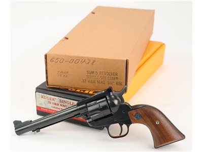 Ruger Single-Six SSM 32 H&R Magnum 5.5" 1st Year Production 1984!  w/ Box!
