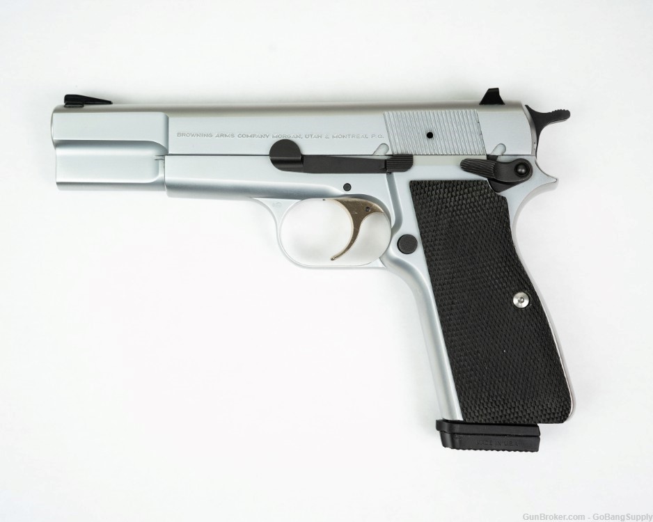 BROWNING HI POWER 9MM SILVER CHROME-img-1