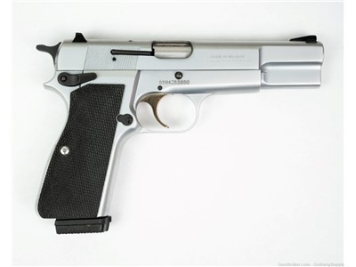 BROWNING HI POWER 9MM SILVER CHROME