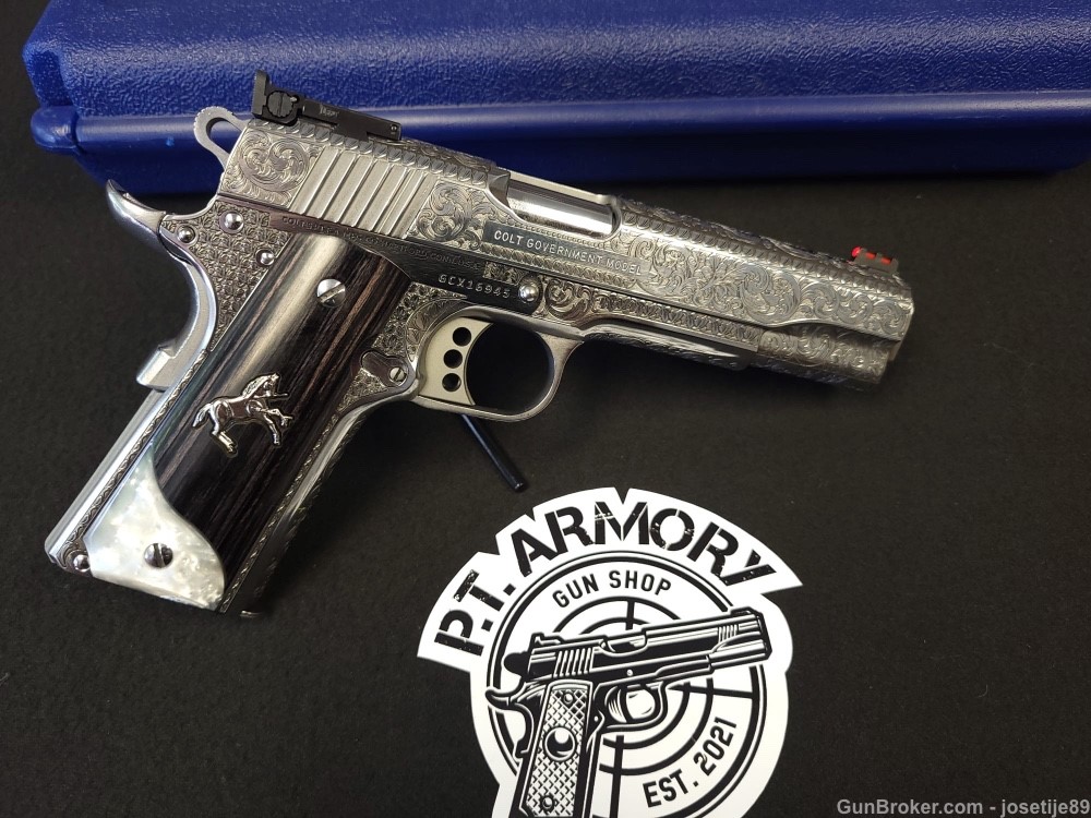 Colt Gold Cup Lite engraved-img-1