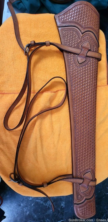 25" Leather Rifle Holster-img-0