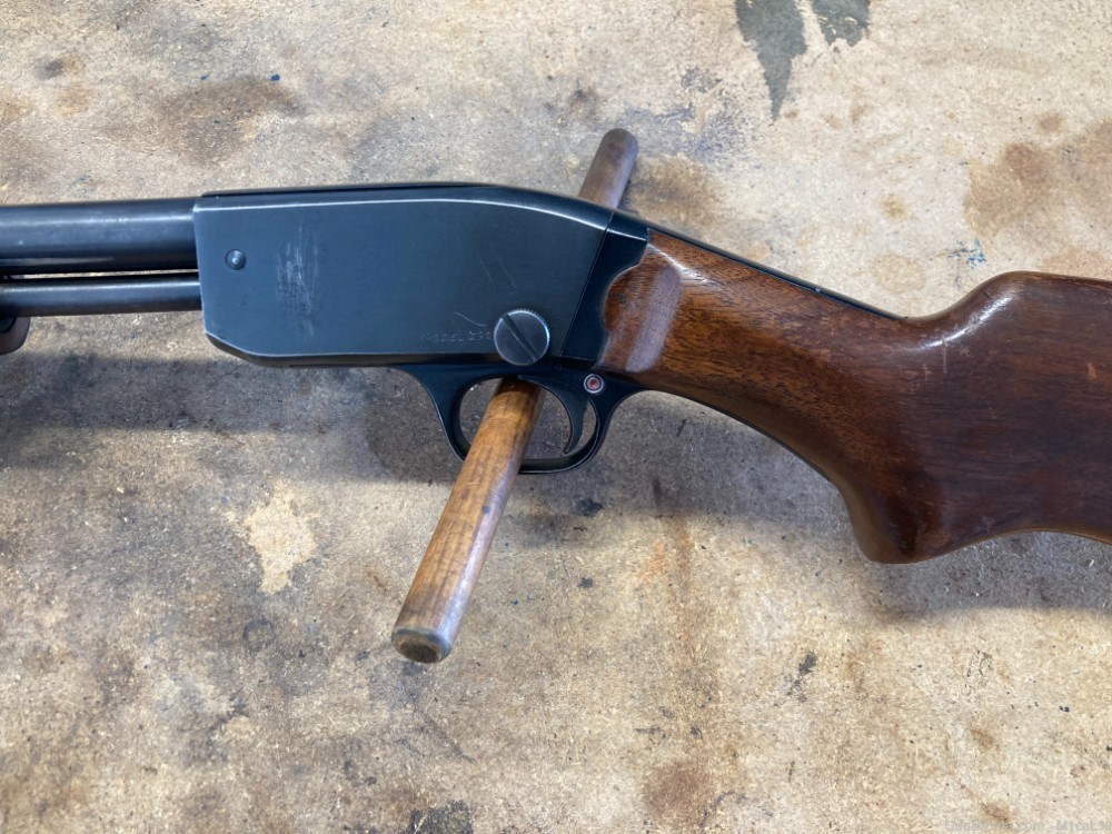 Savage 29B Pump Action Rifle Late Grooved Walnut .22 S/L/LR, C&R OK Penny!-img-7