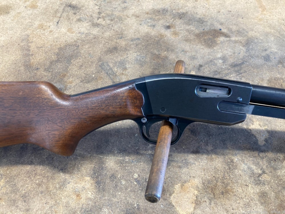 Savage 29B Pump Action Rifle Late Grooved Walnut .22 S/L/LR, C&R OK Penny!-img-2