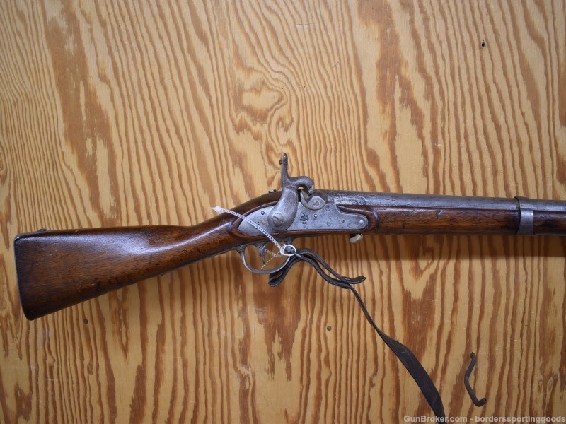 U.S. Harpers Ferry 1843 Civil War 52 CALIBER 41" BARREL PERCUSSION RIFLE -img-1