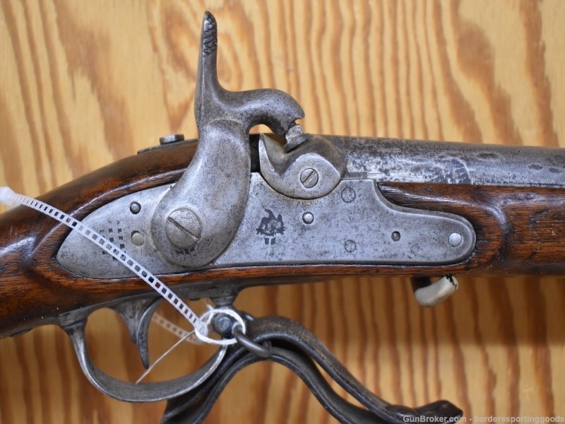 U.S. Harpers Ferry 1843 Civil War 52 CALIBER 41" BARREL PERCUSSION RIFLE -img-3