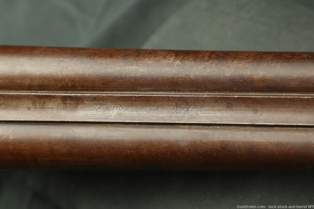 W. Moore & Co. London 12 GA 30” SxS Damascus Hammer Shotgun Antique-img-26