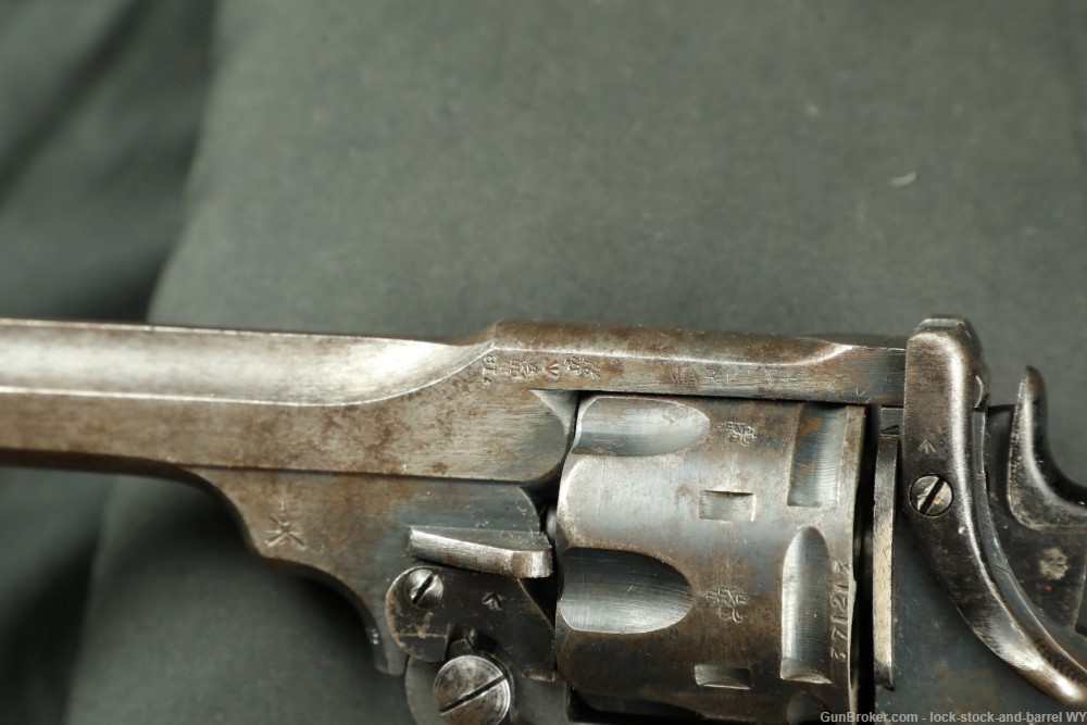 WWI British Webley Model Mark VI MKVI .45 ACP Top-Break Revolver, 1918 C&R-img-21