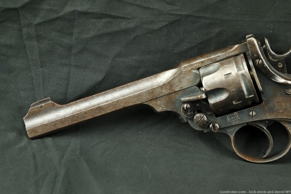 WWI British Webley Model Mark VI MKVI .45 ACP Top-Break Revolver, 1918 C&R-img-5