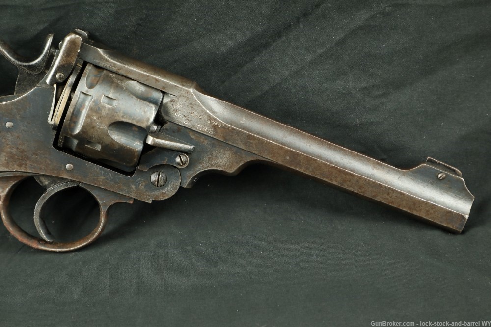 WWI British Webley Model Mark VI MKVI .45 ACP Top-Break Revolver, 1918 C&R-img-3