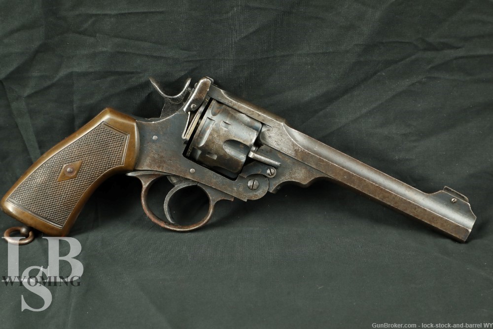 WWI British Webley Model Mark VI MKVI .45 ACP Top-Break Revolver, 1918 C&R-img-0