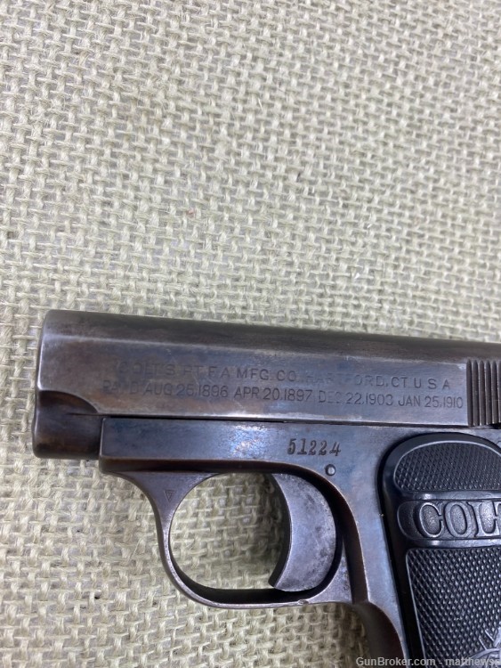 Colt 1908 Pocket Hammerless 25 acp-img-7