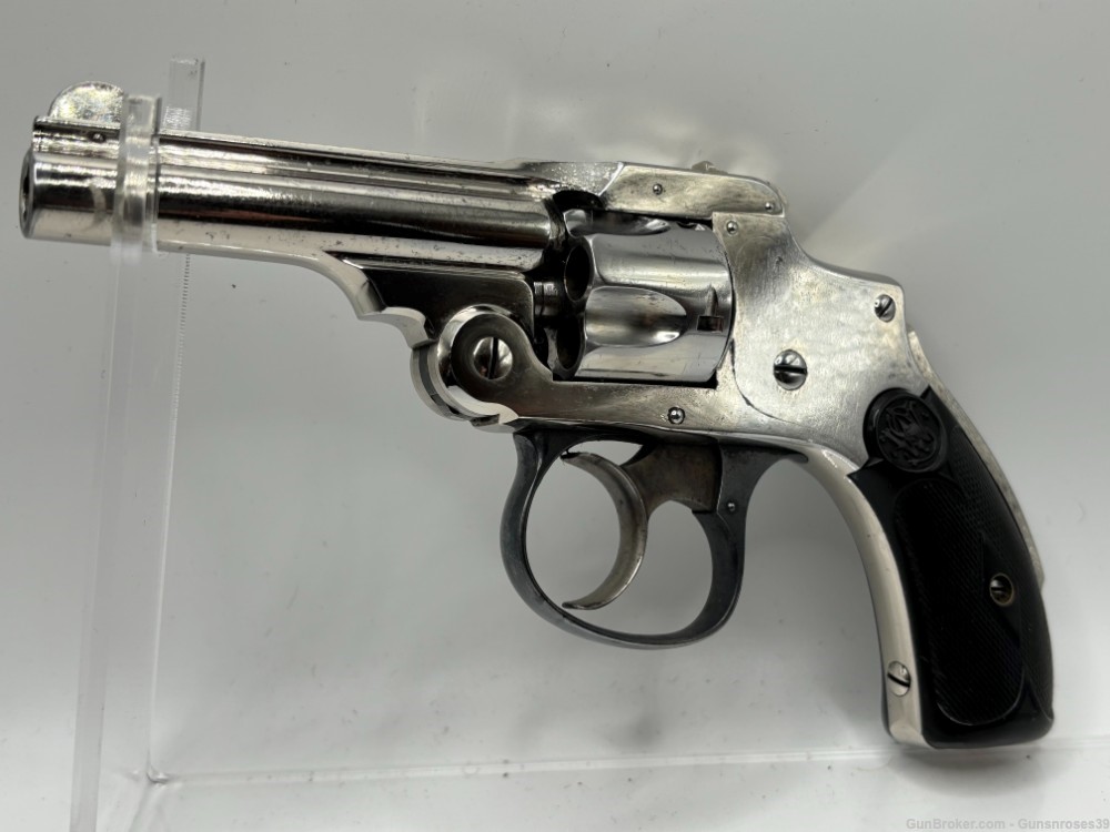 Rare Antique Smith & Wesson .32 1st Model Top Break Hammerless Revolver-img-3