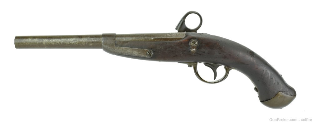 Dutch Model 1848 Ring Hammer Percussion Pistol (AH5559)-img-0