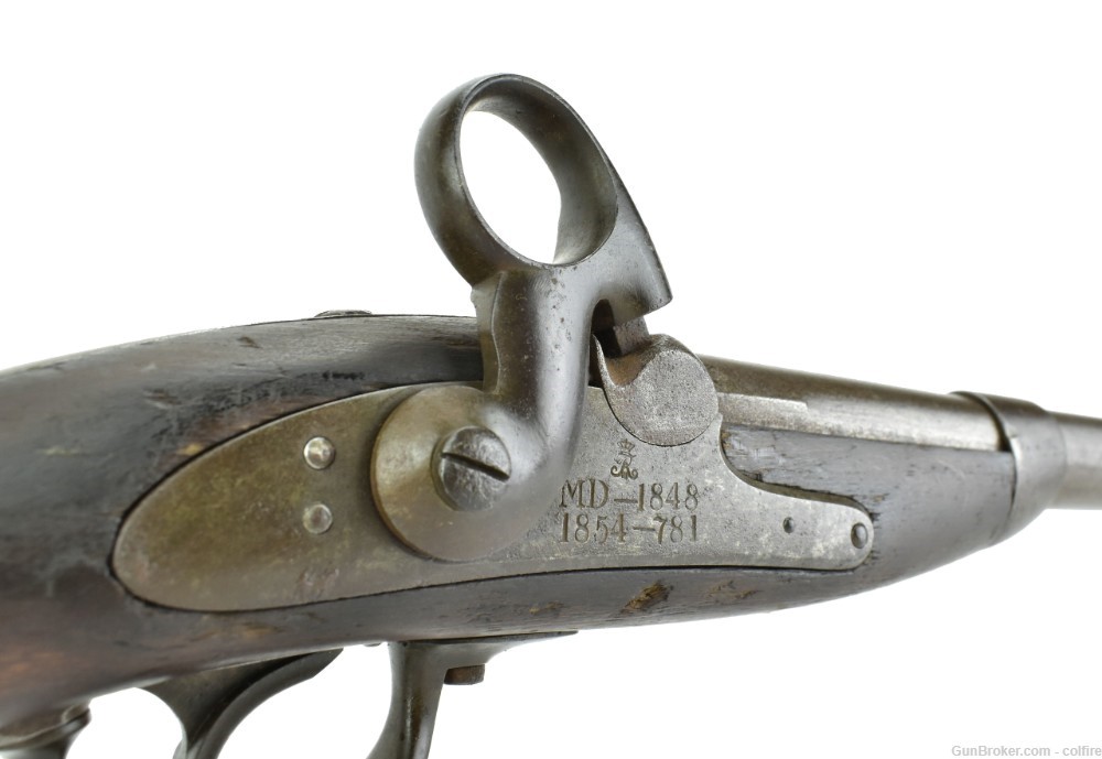 Dutch Model 1848 Ring Hammer Percussion Pistol (AH5559)-img-4
