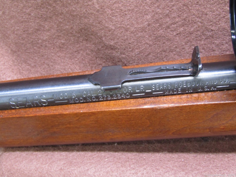 Sears Roebuck & Co 5M 22 S/L/LR Lever Action Rifle C&R Okay-img-15