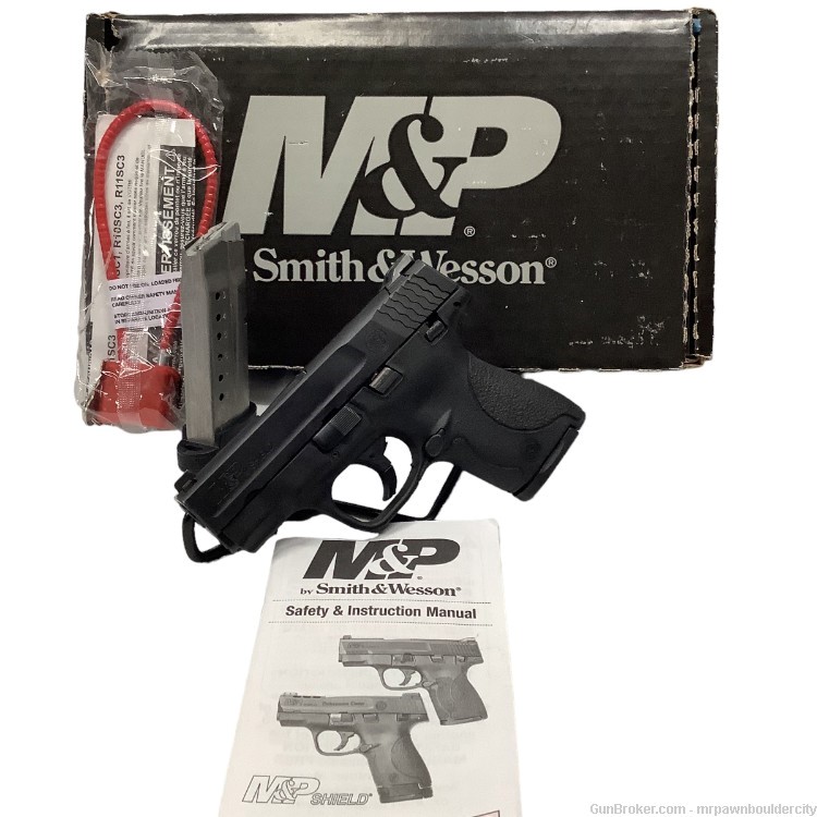 Smith & Wesson M&P 9 Shield Semi Auto 9mm Pistol VERY GOOD!-img-0
