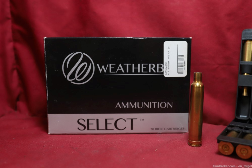 Weatherby Manufactured 6.5-300 Weatherby Magnum Brass Casings 19 Count -img-1