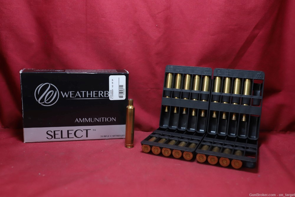 Weatherby Manufactured 6.5-300 Weatherby Magnum Brass Casings 19 Count -img-0