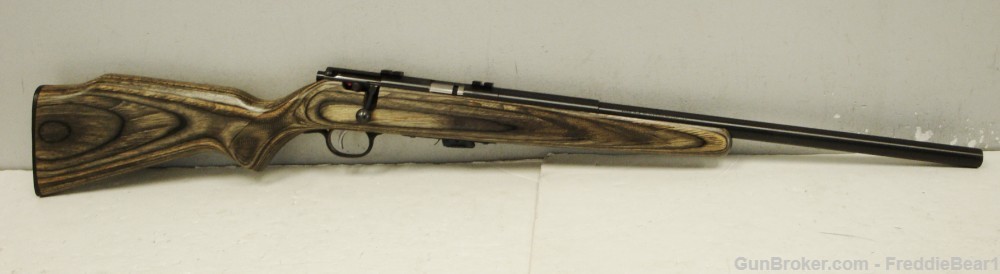 Savage Mark II Rifle 22LR w/ Laminated Wood Stock, 21” Bull Barrel -img-0