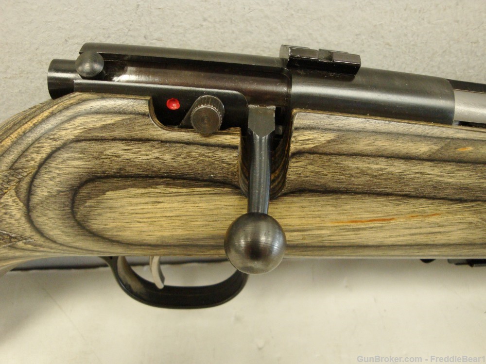 Savage Mark II Rifle 22LR w/ Laminated Wood Stock, 21” Bull Barrel -img-4