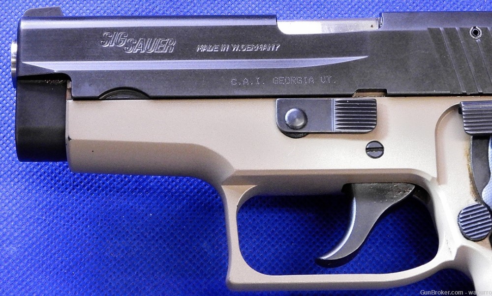 Sig Sauer P6 P225 9mm German Police - Gray Gun Upgrade Excellent 2 Mag-img-5