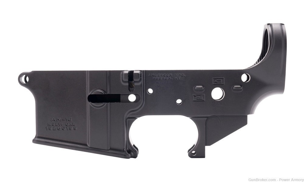 AM-15 STRIPPED LOWER RECEIVER, NO LOGO andersonmanufacturing-img-1