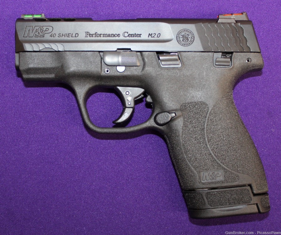 SMITH & WESSON M&P 40 SHIELD PERFORMANCE CENTER M2.0 W/ ONE 7 RD MAGAZINE-img-0