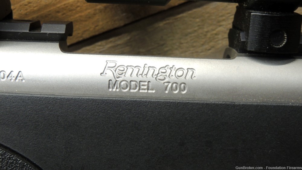 Remington 700 Stainless Synthetic .243 Win 24" Barrel w Scope-img-5