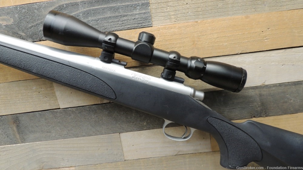 Remington 700 Stainless Synthetic .243 Win 24" Barrel w Scope-img-2