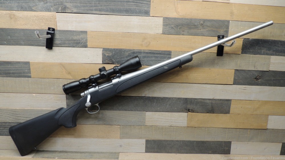 Remington 700 Stainless Synthetic .243 Win 24" Barrel w Scope-img-7
