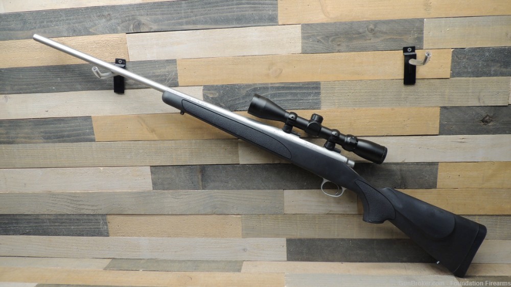 Remington 700 Stainless Synthetic .243 Win 24" Barrel w Scope-img-0