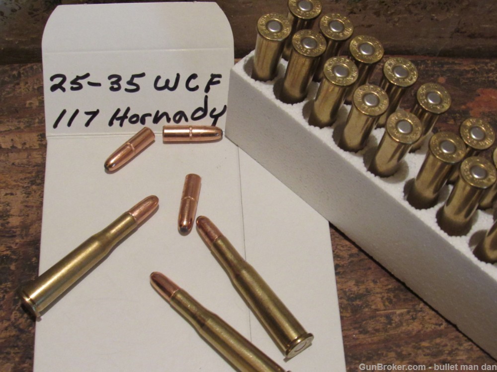 25-35 wcf ammo 117gn Hornady new Winchester 25-35 brass-img-0