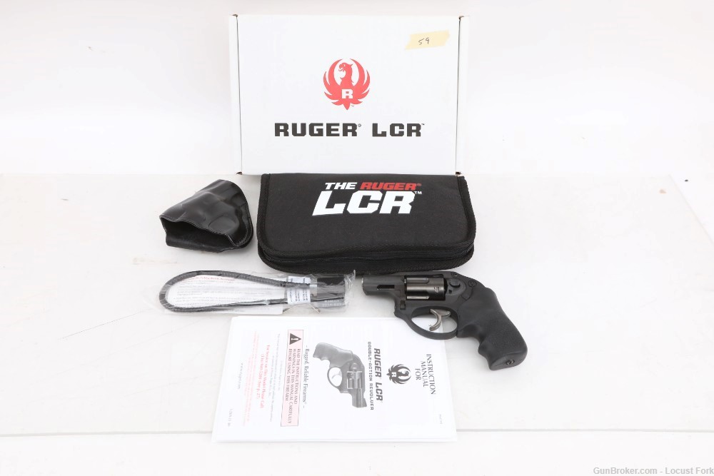 Ruger LCR 327 Federal Magnum 2" DAO w/ Factory Box Leather Holster LNIB NR -img-0
