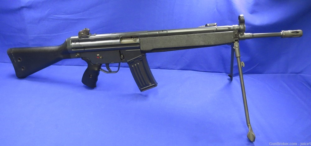 PRE-BAN German Made Heckler & Koch HK 93 .223 Rem 16.1” Rifle –1981 IB Code-img-1