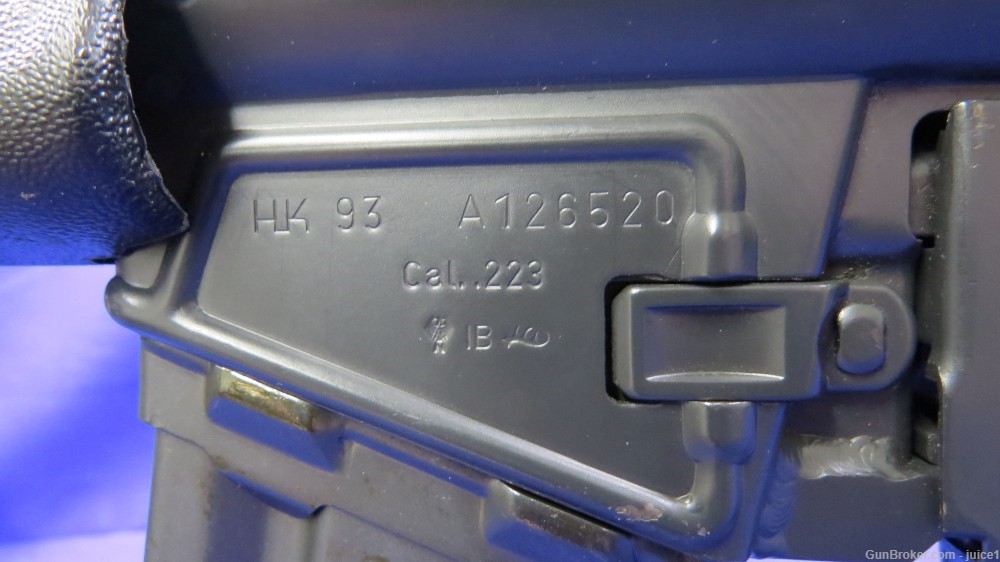 PRE-BAN German Made Heckler & Koch HK 93 .223 Rem 16.1” Rifle –1981 IB Code-img-16