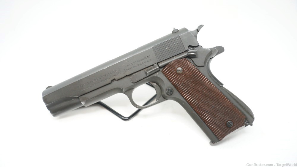COLT 1911A1 .45ACP 1943 MANUFACTURE U.S. PROPERTY MARKED (19781)-img-0