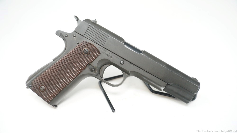 COLT 1911A1 .45ACP 1943 MANUFACTURE U.S. PROPERTY MARKED (19781)-img-2