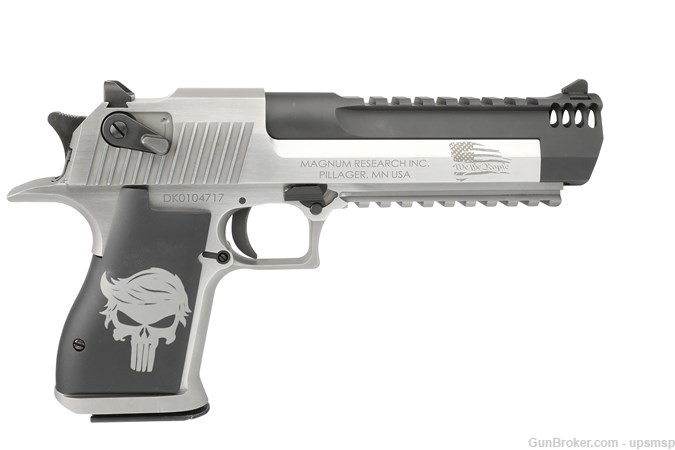  MAGNUM RESEARCH DESERT EAGLE "TRUMP PUNISHER" 50 AE LIPSEY'S EXCLUSIVE -img-0