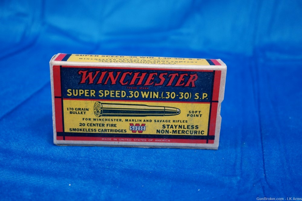VINTAGE WINCHESTER 30-30 win (17 rounds) 170 grain-img-0