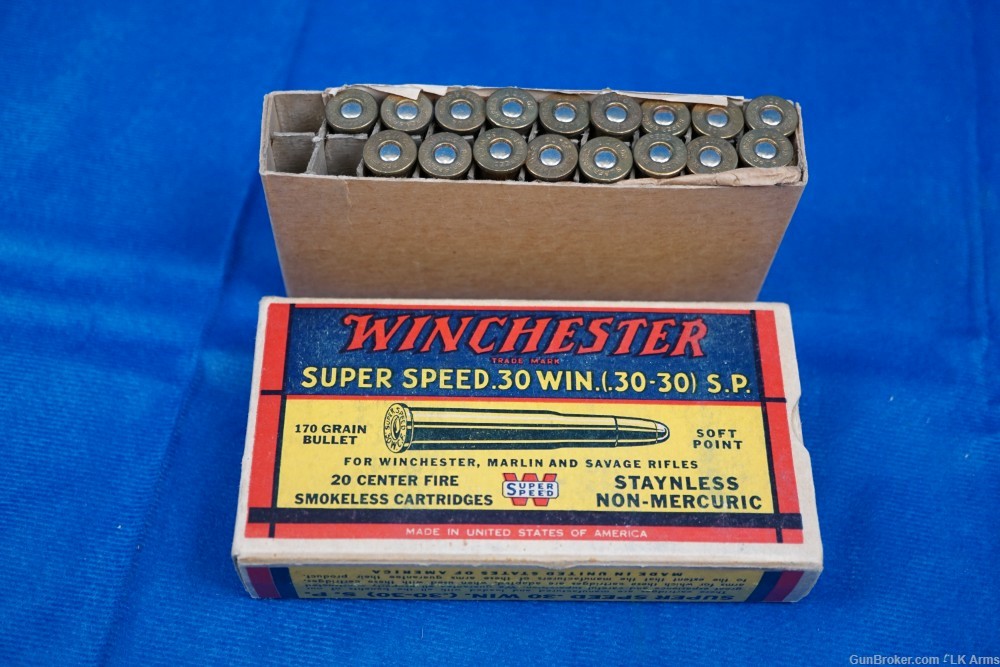 VINTAGE WINCHESTER 30-30 win (17 rounds) 170 grain-img-3