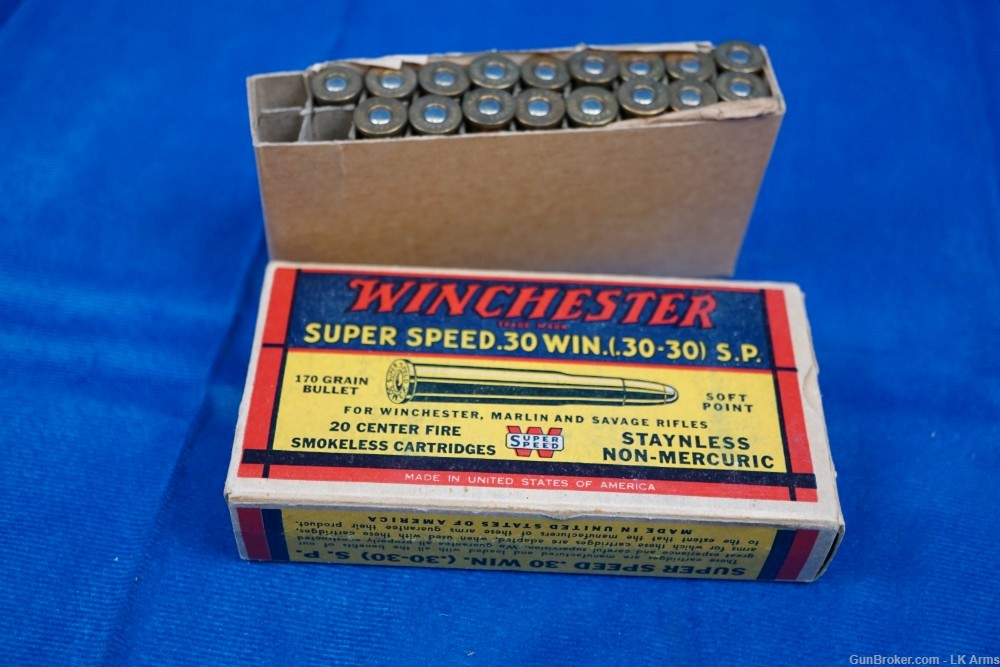 VINTAGE WINCHESTER 30-30 win (17 rounds) 170 grain-img-4