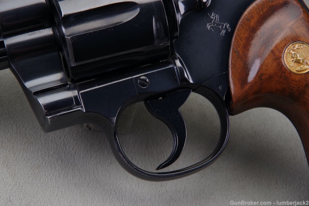 1967 Colt Python 357 Magnum 6'' Royal Blue with Factory Letter Shooter-img-8