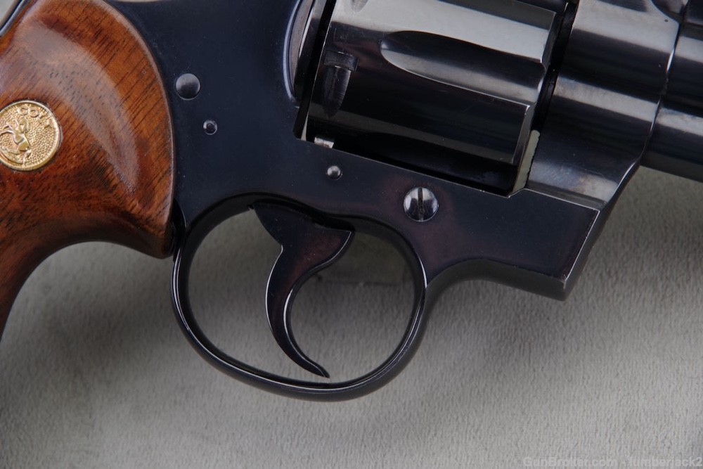 1967 Colt Python 357 Magnum 6'' Royal Blue with Factory Letter Shooter-img-14