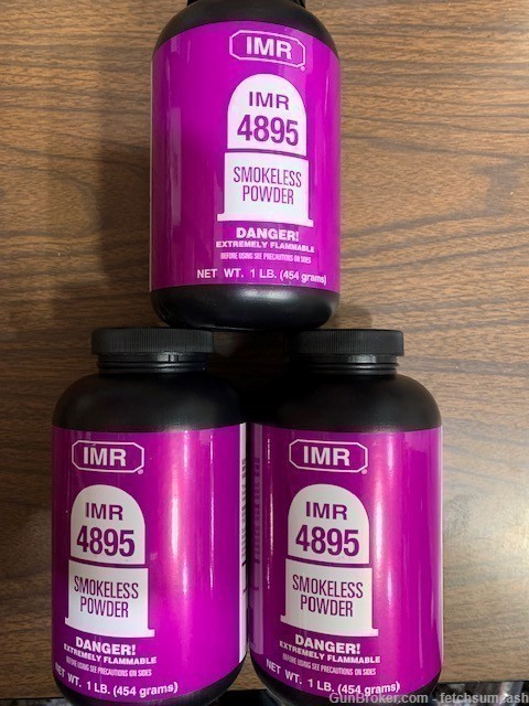 3 Lbs. Fresh IMR 4895 Powder-img-0
