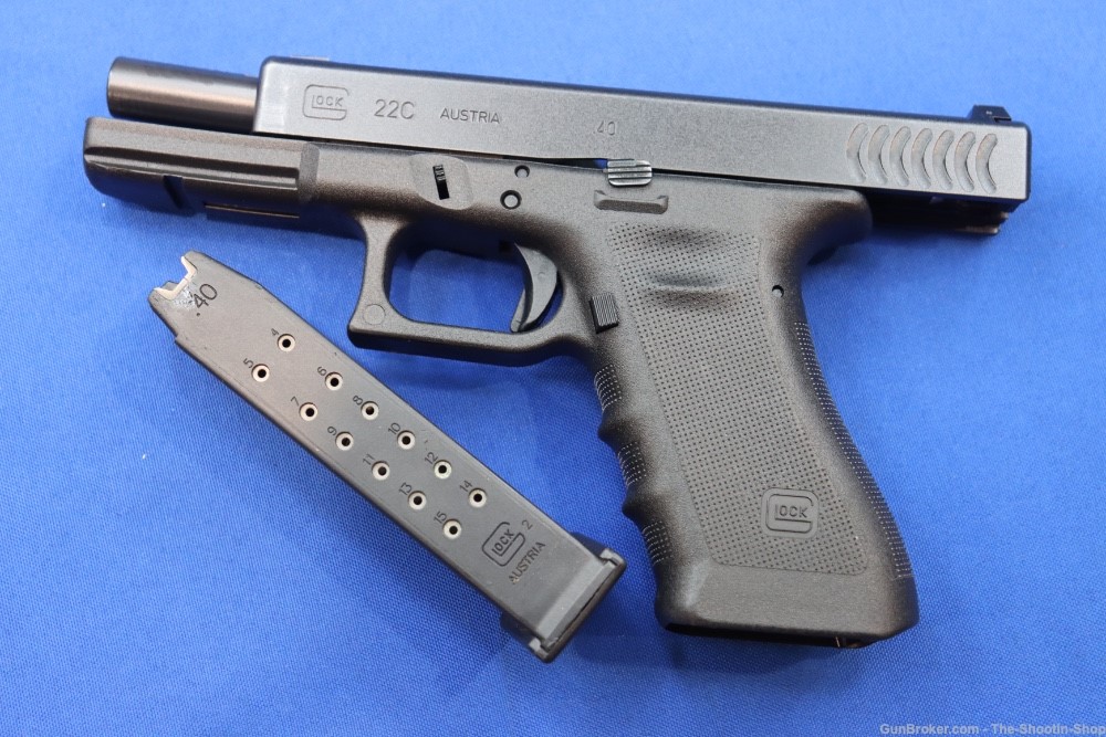 Glock G22C RTF2 GEN3 Pistol 40S&W Compensated 22C 40 AUSTRIA Rough Texture-img-22