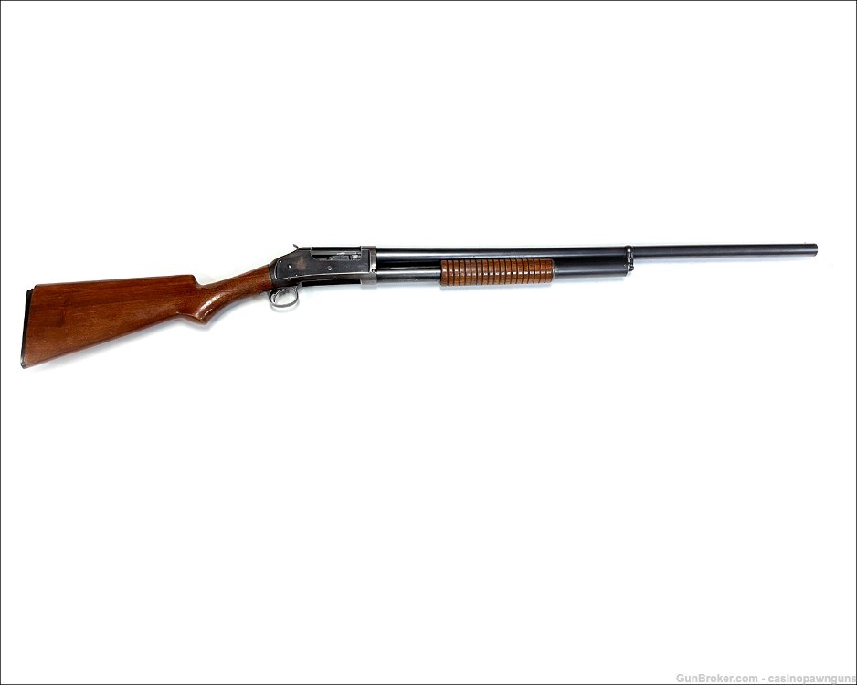 - Rare - WINCHESTER Model 1897 12ga 28" Pump Shotgun - Circa 1913 - -img-0