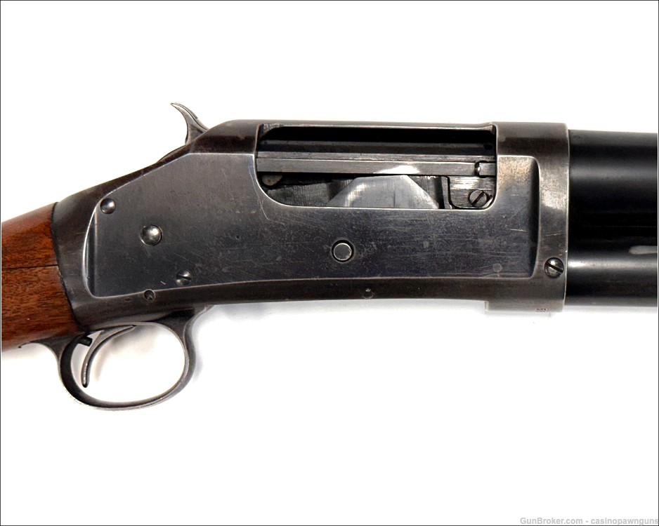 - Rare - WINCHESTER Model 1897 12ga 28" Pump Shotgun - Circa 1913 - -img-6