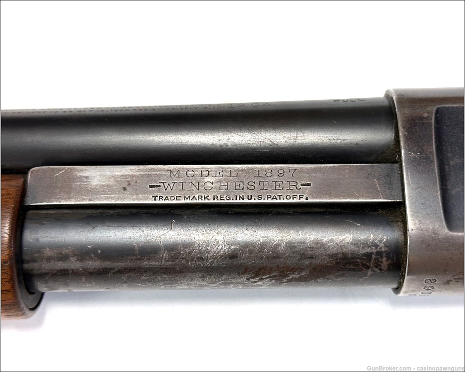 - Rare - WINCHESTER Model 1897 12ga 28" Pump Shotgun - Circa 1913 - -img-8