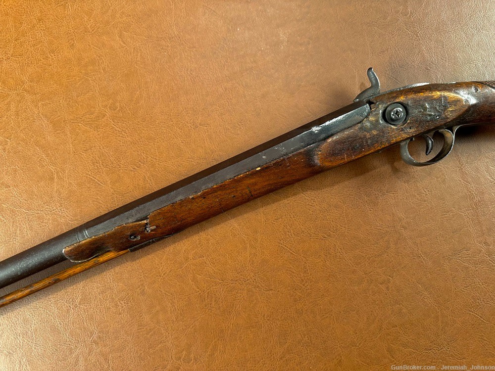 1800s Small Bore 30 Gauge Percussion Single Barrel Fowler Shotgun 3 1/2 lbs-img-8